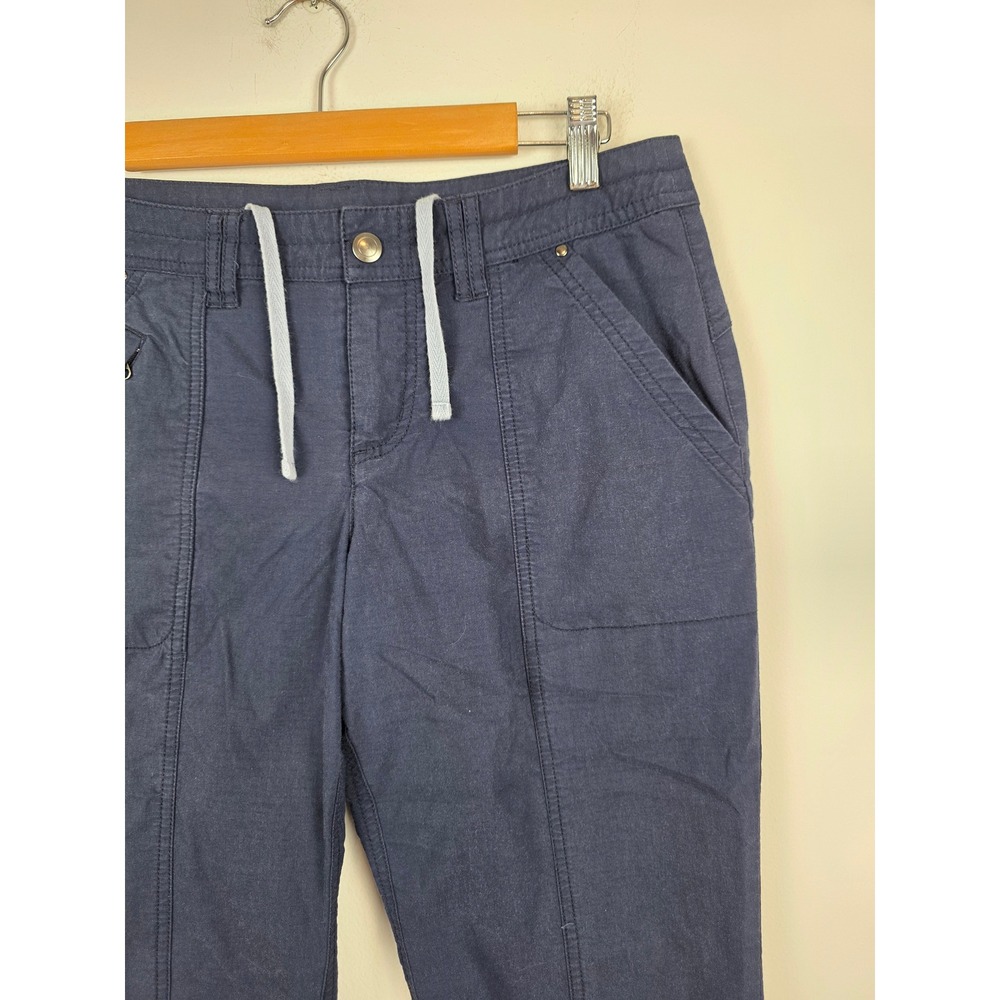 Title Nine Clamber Pants Women 6 Navy Blue Cotton Nylon Stretch Hiking TN-230935 - Picture 3 of 10